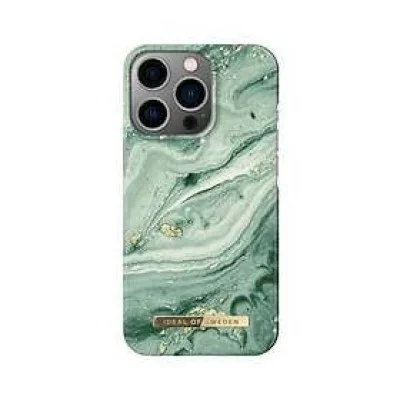 Ideal of Sweden Case for iPhone 14 Pro Fashion - Mint Swirl Marble